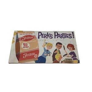 1960 Fritos Party Games Of The Stars Recipe Booklet Early Television Advertising